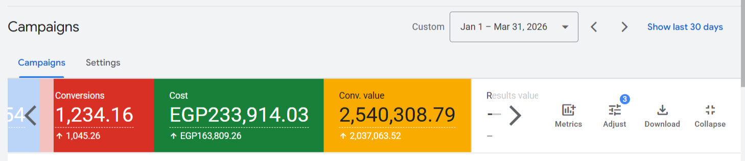 الربع الأول 2026